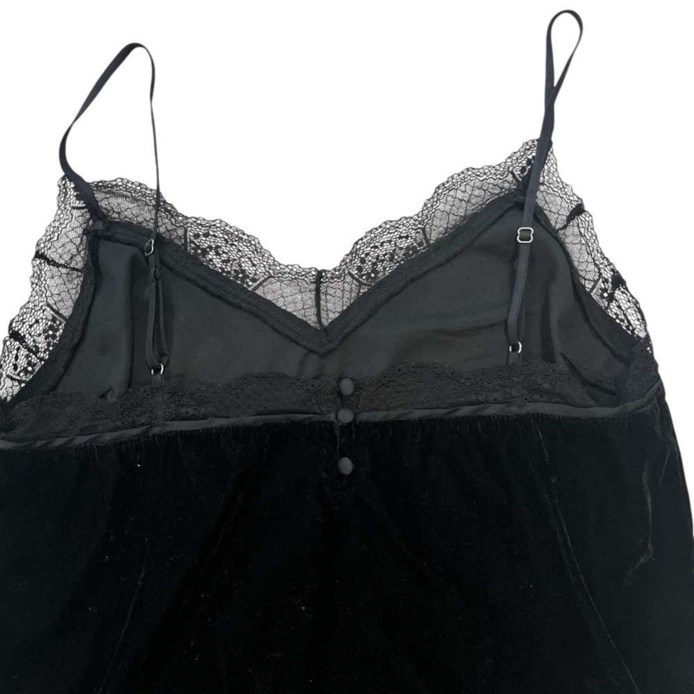 Women’s Medium Abercrombie & Fitch Black Lace Trim Camisole - Picture 3 of 8